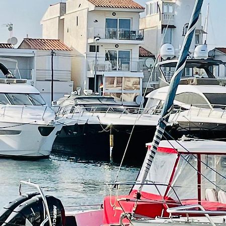 Apt Port Rhodes C, 2 Chbres, 2 Terrasses, Vue Sur Canal Principal De La Marina Et Sur Les Pyrenees Apartman Empuriabrava Kültér fotó